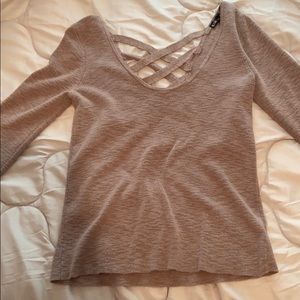 Mauve colored sweater